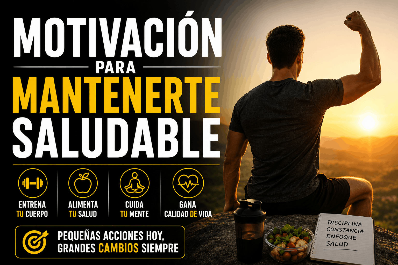La motivación es fundamental en cualquier acondicionamiento físico y también para conseguir tus retos nutricionales