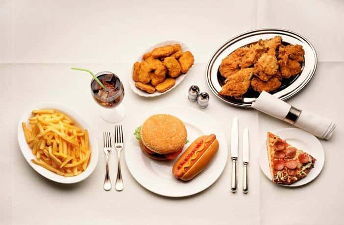comida con grasa saturada