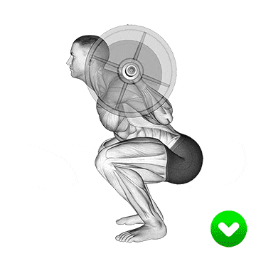 Sentadillas con barra errores glúteos