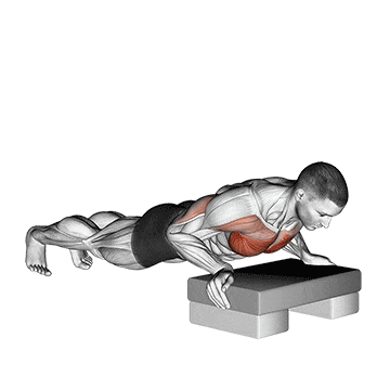 Flexiones de brazos en el suelo 5 Flexiones con elevación inferior del pecho