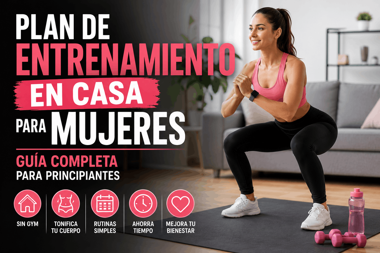 Plan entrenamiento para mujeres en casa
