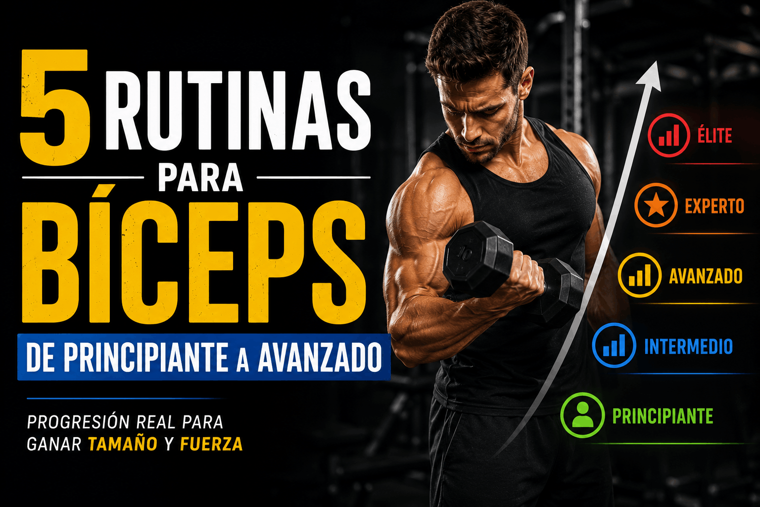5 Rutinas de Entrenamiento para Bíceps de Principiante a Avanzado