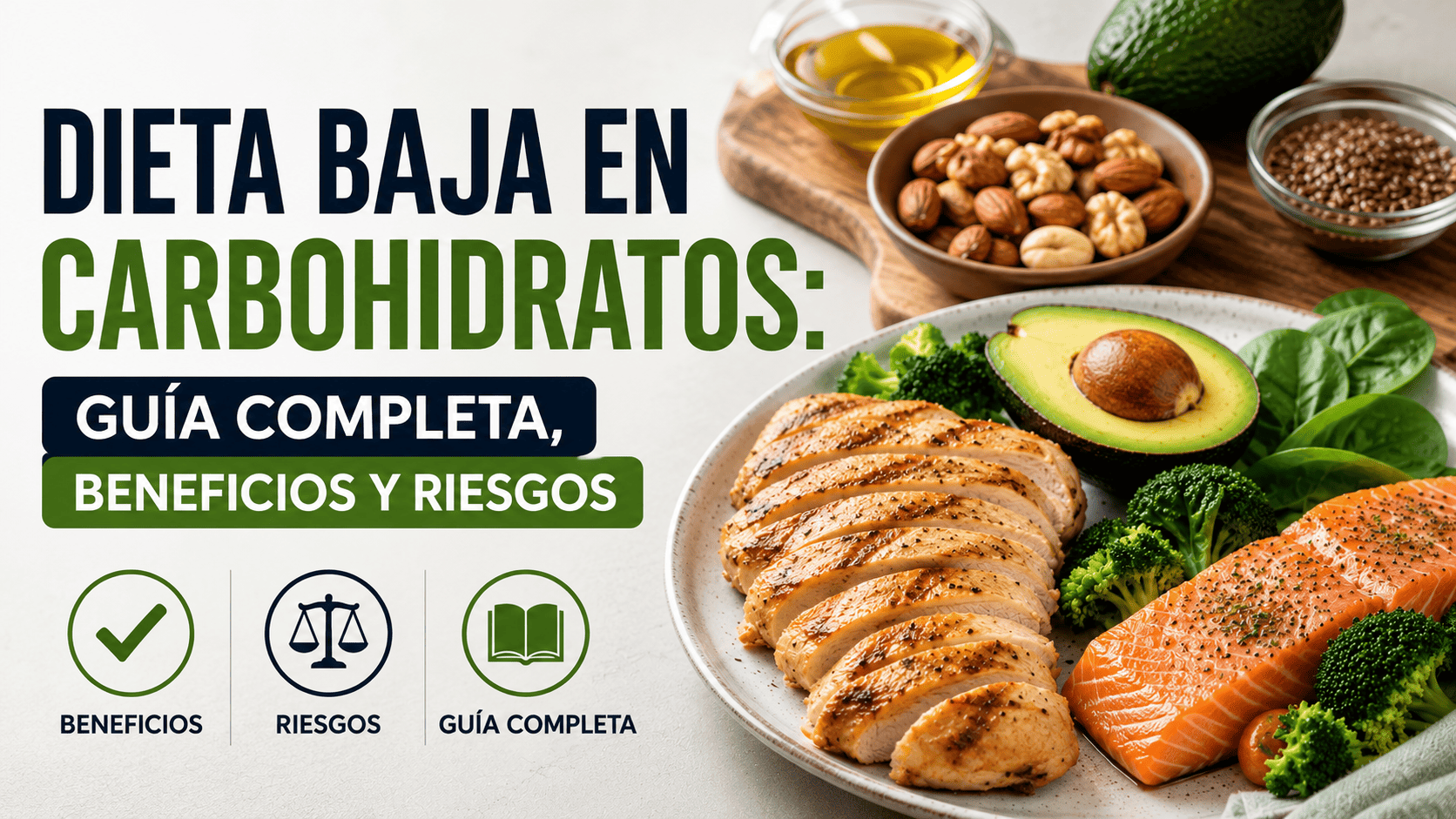 Dieta Baja en Carbohidratos: Cómo Funciona, Beneficios y Riesgos 4 Alimentos permitidos en la dieta baja en carbohidratos: aguacate, salmón, huevos y verduras